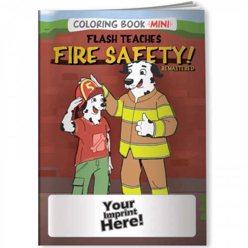 Coloring Book Mini - Flash Teaches Fires Safety (Remastered)