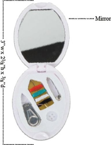 Oval Sew Kit with Mirror