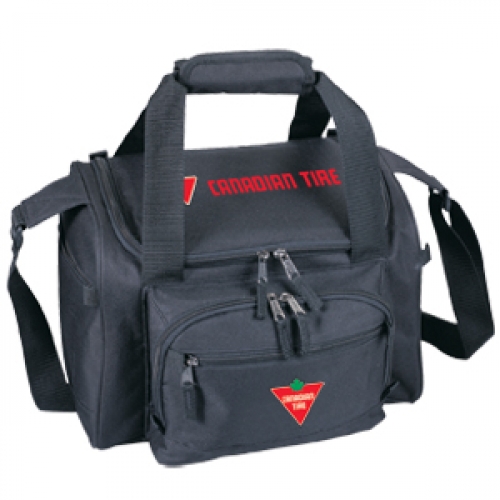 Shoulder Strap Cooler Bag: 12 Can with Handles