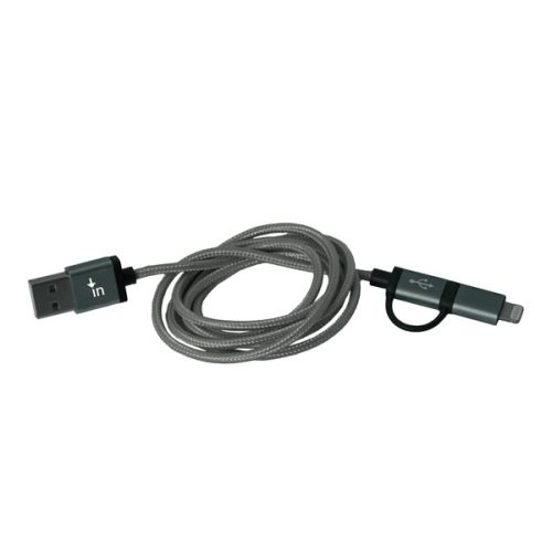 Twin Turbo 2-In-1 Mfi Certified Charge And Sync Cable