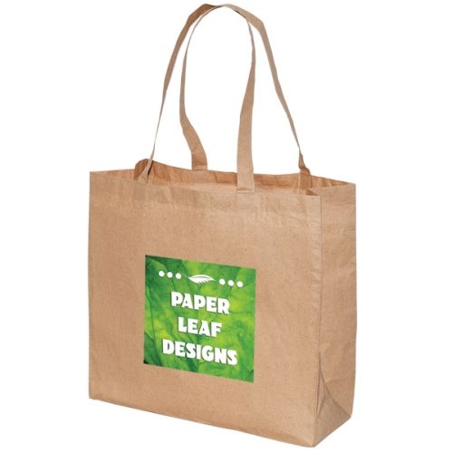 Large Laminated Paper Shopping Tote