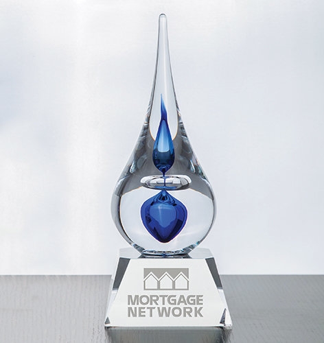Blue Neptune Teardrop Award