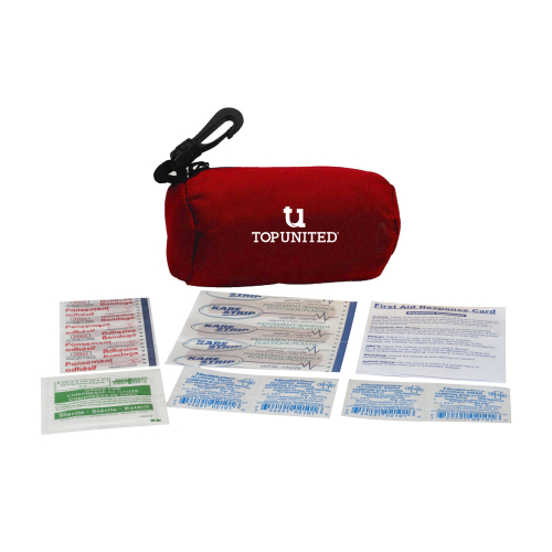 Mini Barrel Bag Personal First Aid Kit #1 (15 Pieces)