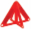 Teepee Small Warning Triangle Reflectors (2 Pieces)