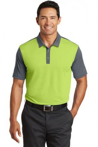 DISCONTINUED Nike Dri-FIT Colorblock Icon Modern Fit Polo. 