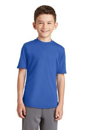 Port & Company Youth Performance Blend Tee.