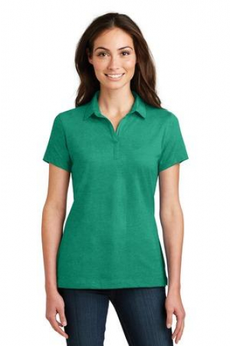DISCONTINUED Port Authority Ladies Meridian Cotton Blend Polo. 