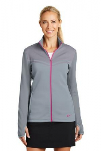 DISCONTINUED Nike Ladies Therma-FIT Hypervis Full-Zip Jacket. 