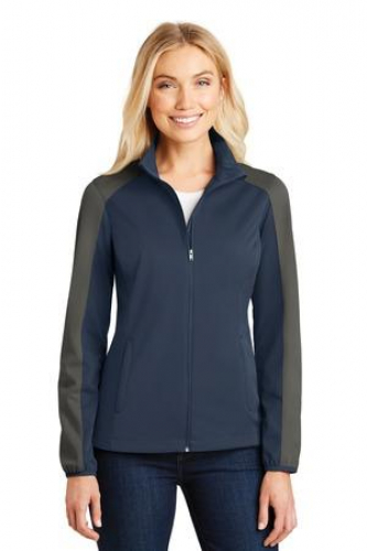 Port Authority Ladies Active Colorblock Soft Shell Jacket. 