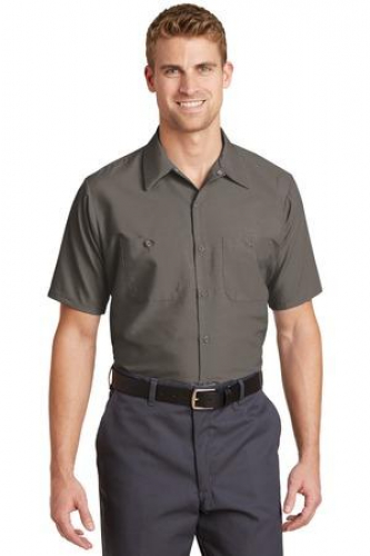 Red Kap Long Size  Short Sleeve Industrial Work Shirt. 