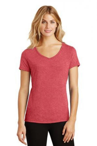 District Women's Perfect Tri V-Neck Tee. 