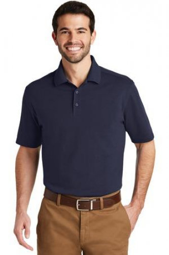 DISCONTINUED Port Authority SuperPro Knit Polo. 