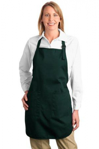 Port Authority Full-Length Apron with Pockets. 