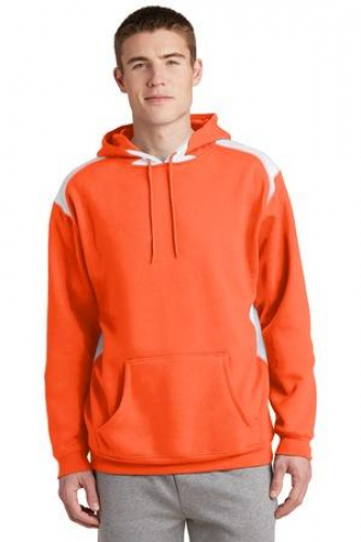DISCONTINUED Sport-Tek Pullover Hooded Sweatshirt with Contrast Color. 