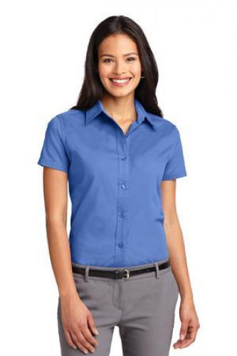 Port Authority Ladies Short Sleeve Easy Care Shirt.