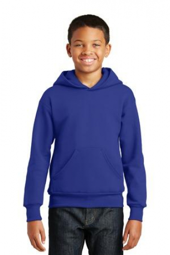 Hanes - Youth EcoSmart Pullover Hooded Sweatshirt.