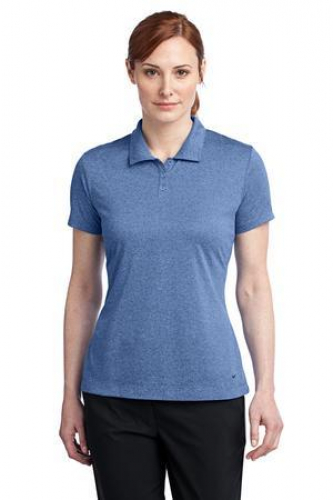 DISCONTINUED Nike Ladies Dri-FIT Heather Polo. 