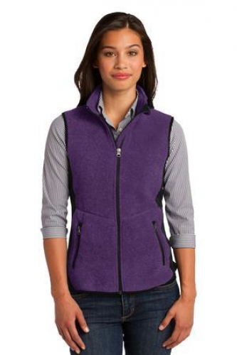 DISCONTINUED Port Authority Ladies R-Tek Pro Fleece Full-Zip Vest. 