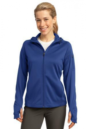 Sport-Tek Ladies Tech Fleece Full-Zip Hooded Jacket. 