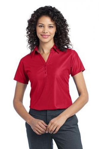 DISCONTINUED Port Authority Ladies Vertical Pique Polo. 