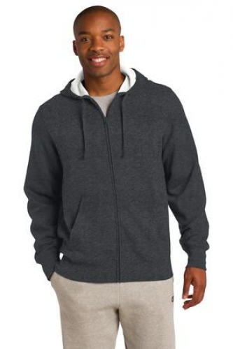 Sport-Tek Full-Zip Hooded Sweatshirt. 