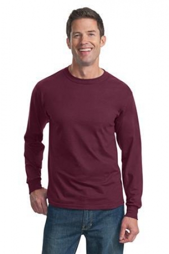DISCONTINUED Fruit of the Loom HD Cotton 100% Cotton Long Sleeve T-Shirt. 