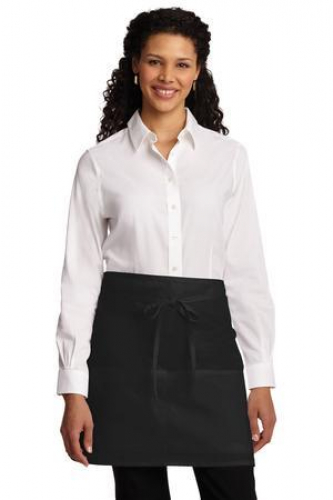 Port Authority Easy Care Half Bistro Apron with Stain Release. 
