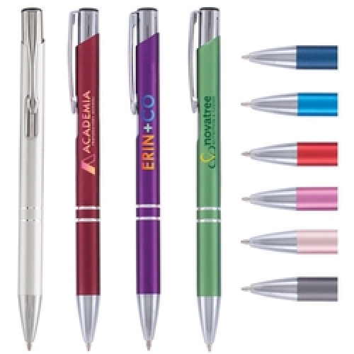 Matte Tres-Chic Pen - Full-Color Metal Pen
