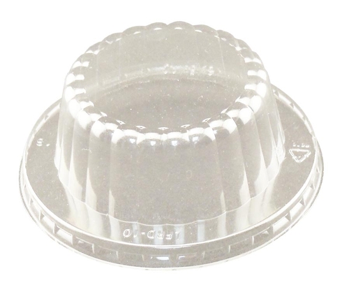 12 Oz. Clear Dome Paper Food Container Lids