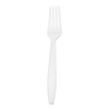 White 4-Pronged Plastic Fork - The 500 Line (5.75