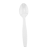 White Plastic Teaspoon 5.75