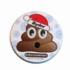 Santa Poop Emojy Tin with Chocolate Mints