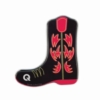 Black & Red Cowboy Boot-Shaped Mint Tin
