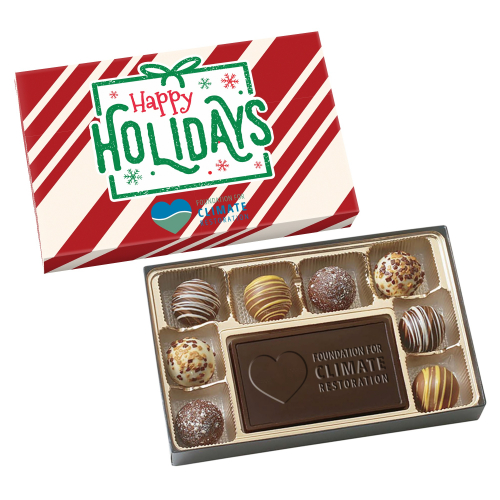 Truffle Gift Box Full Color Lid with 8 Truffles
