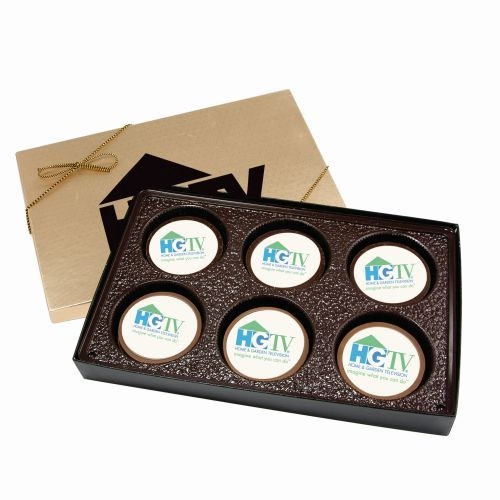 Cookie Gift Box with 6 Digital Round Cookies