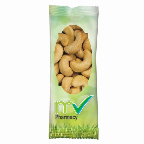 Full Color Tube DigiBag™ with Jumbo Salted Cashews