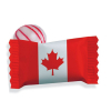Individual Canadian Peppermint Stock Wrapped Candy