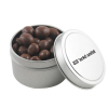 Round Tin with Chocolate Peanuts
