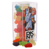 Clever Candy Large Rectangle Acrylic Candy Box with Gummy Bears