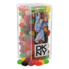 Large Rectangle Acrylic Candy Box with Assorted Jelly Beans