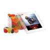 Large Square Acrylic Candy Box with Gummy Bears
