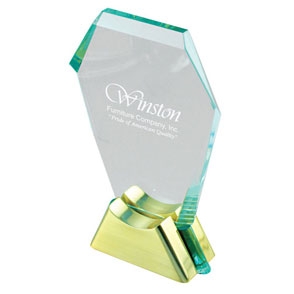 Gemstone Jewel Glass Award (5 1/2