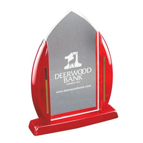 Rosewood Cathedral Arch Acrylic Award