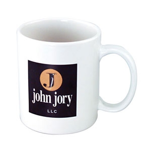 11 Oz. White Economy Ceramic Coffee Mug