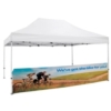 15' Tent Half Wall (Dye Sublimated, Single-Sided)