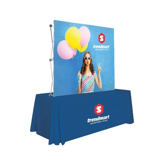 6' Straight Splash Tabletop Face Kit (Block-Out Fabric)
