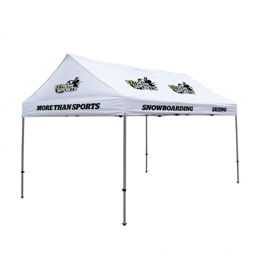 10' x 15' Premium Gable Tent Kit (Full-Color Imprint, 6 Locations)