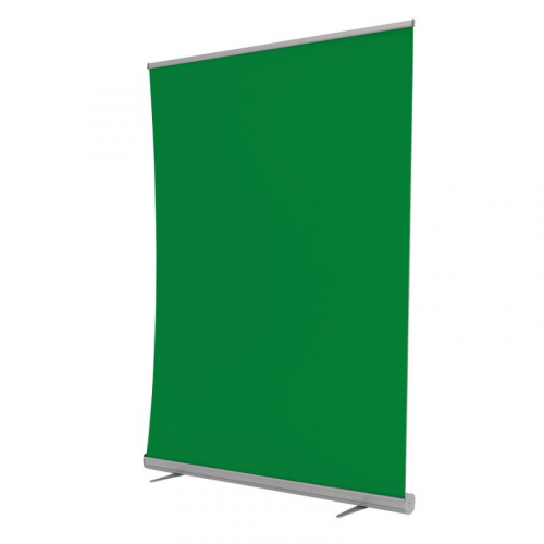 5' Retractor Green Screen Kit (No-Curl Fabric)
