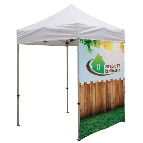 6' Tent Full Wall (Dye Sublimated, Single-Sided)