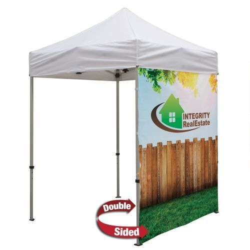 6' Tent Full Wall (Dye Sublimated, Double-Sided)